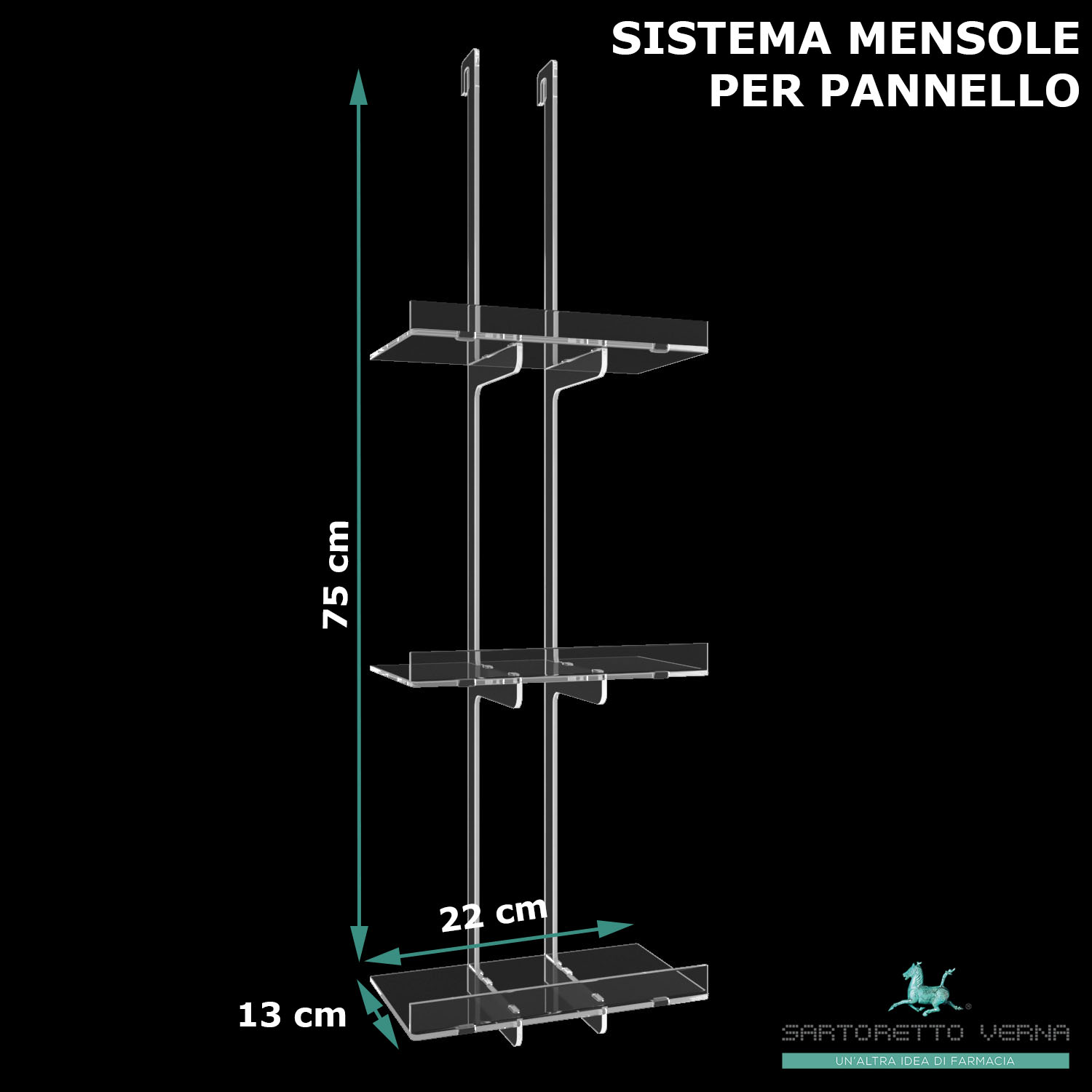 Mensole per barriera di protezione