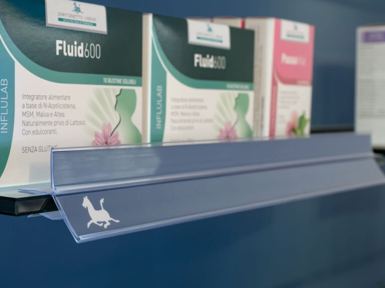 Accessorio Espositore Farmacia Porta etichette Mobili arredamento Farmacia Sartoretto Verna
